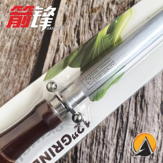 Pengasah Sharpening steel Jianfeng Original Oval 12 inch