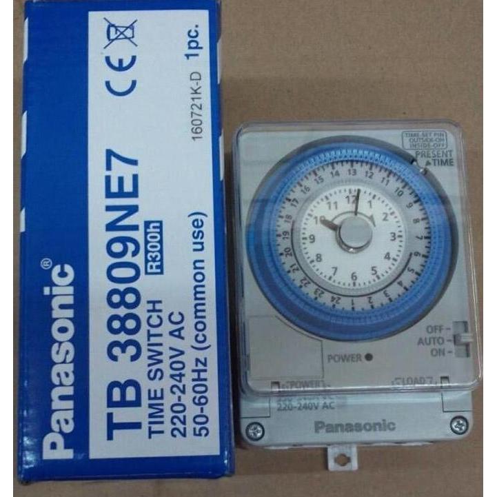 Timer listrik panasonic / pengatur waktu / din rail timer TB 388NE9