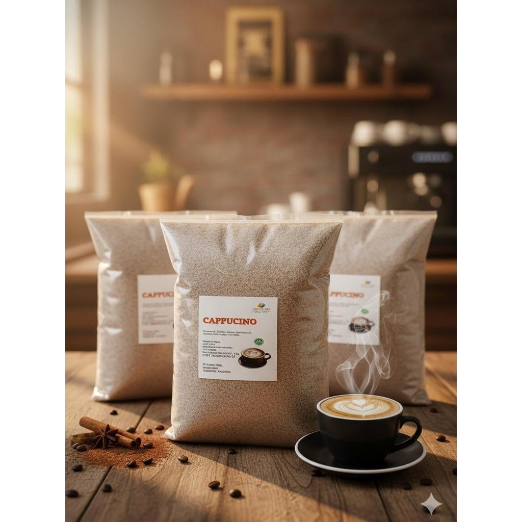 Capucino Cincau Bubuk 1 Kg Enak Dan Terjangkau || Bubuk Minuman Capucino Cincau 1 Kg Untuk Jualan