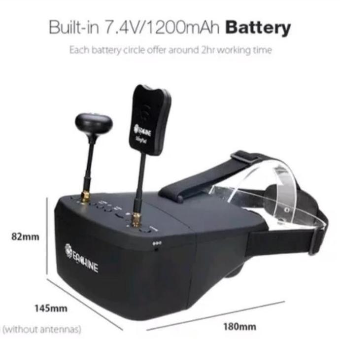 eachine EV800D 40CH 5.8G Diversity Goggles with DVR 5 inch