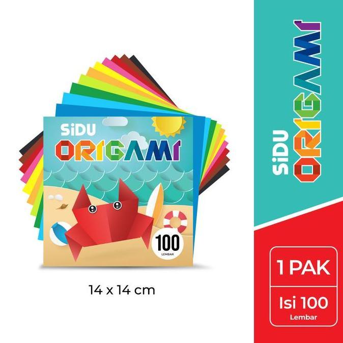 SIDU Kertas Origami 14 x 14 cm - 100 Lembar