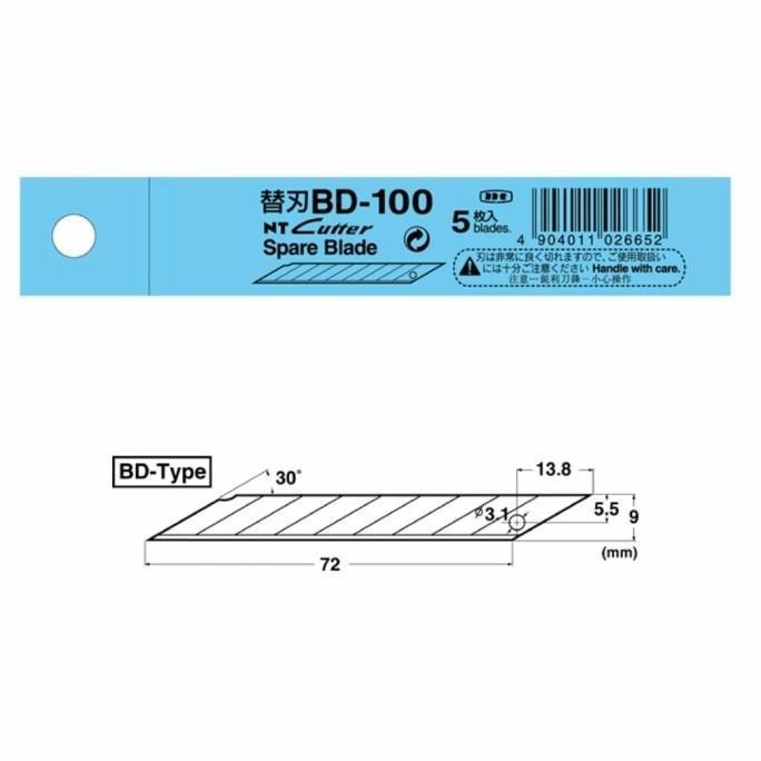 Isi Refill Cutter Blade NT BD100