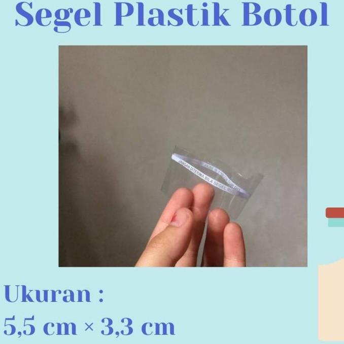 Segel Plastik Tutup Botol DO NOT / Shrink Tutup Botol
