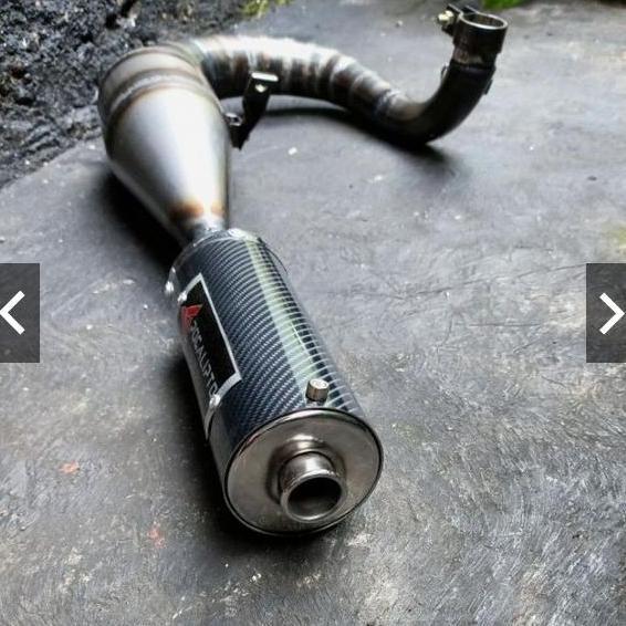 CORNUE Knalpot Vespa px / super /excel buang kiri big silencer apocalipto