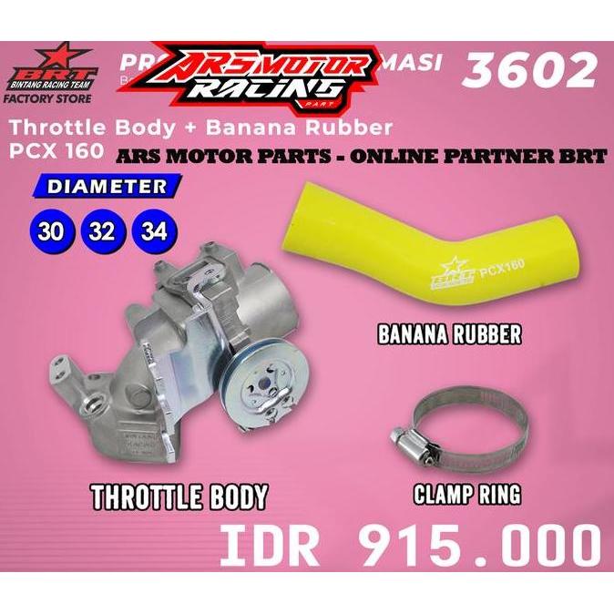 BRAVECOU Throttle body BRT & Velocity BRT Vario 160 - Pcx 160 - Adv 160
