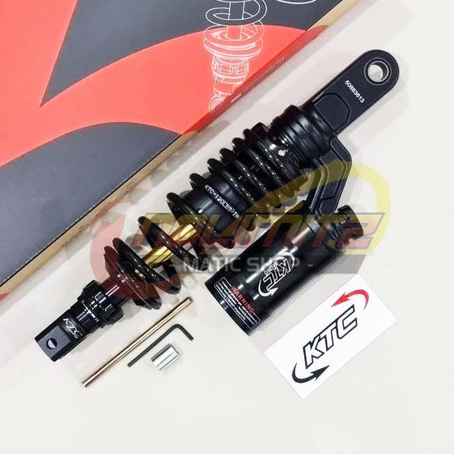 APITOYA Shock KTC Extreme Black 325mm Shockbreaker Racing Vario Beat Scoopy