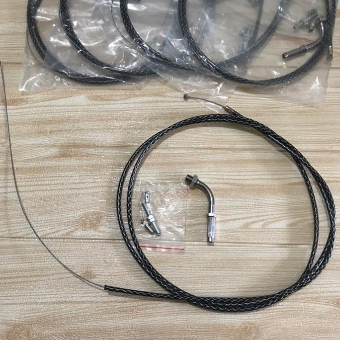 GRADIMOU tali kabel gas seling gas spontan rizoma carbon panjang 2 meter