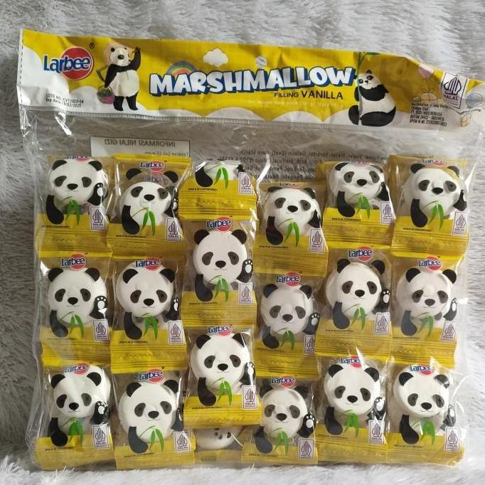 Marshmallow Panda isi Selai Strawbery