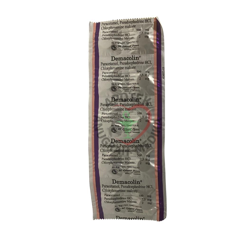 Demacolin 10 Tablet Obat Batuk & Flu