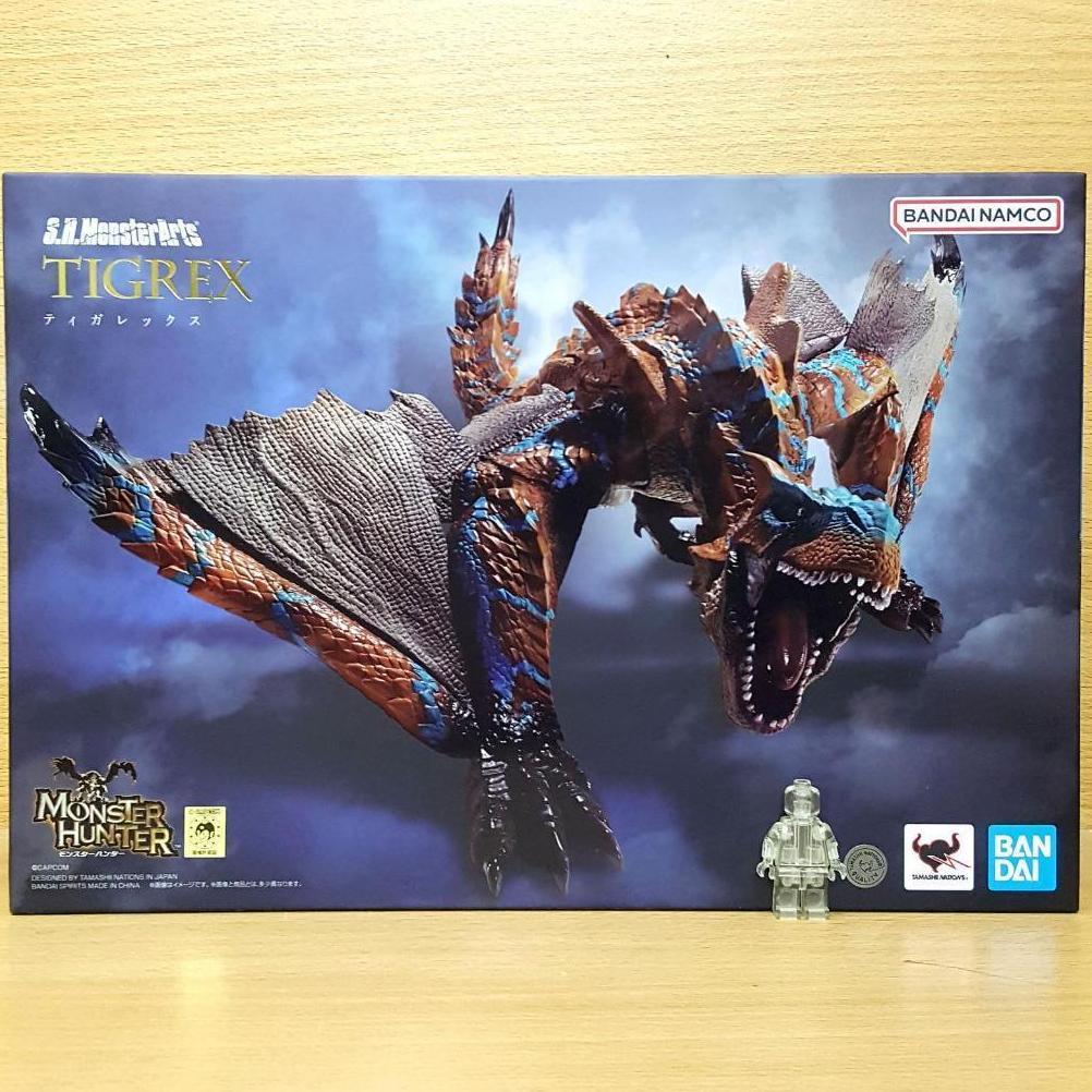 S.H. Monsterarts Tigrex Flying Wyvern Figure Shm Monster Hunter Rise