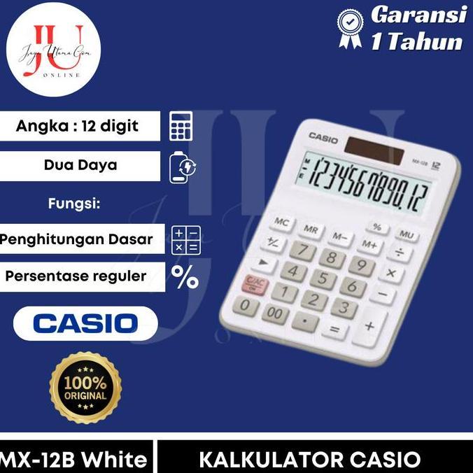 Kalkulator Casio MX 12B Original Kalkulator Mini BS