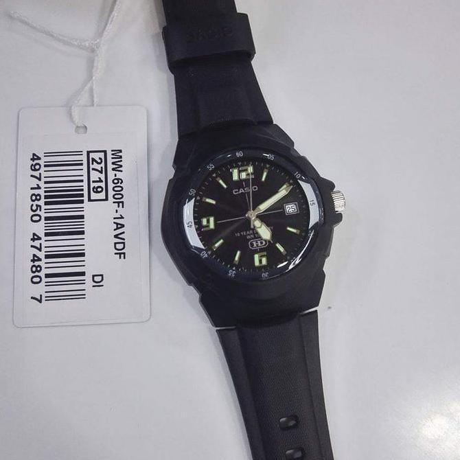 CASIO MW-600F-1AVDF MW600F-1AVDF JAM TANGAN ANALOG ORIGINAL TAHAN AIR