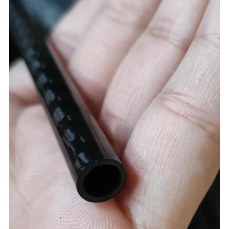 1meter Pipa Karbon Carbon Tube 3K 8x6mm Diameter OD 8mm ID 6mm 8x6