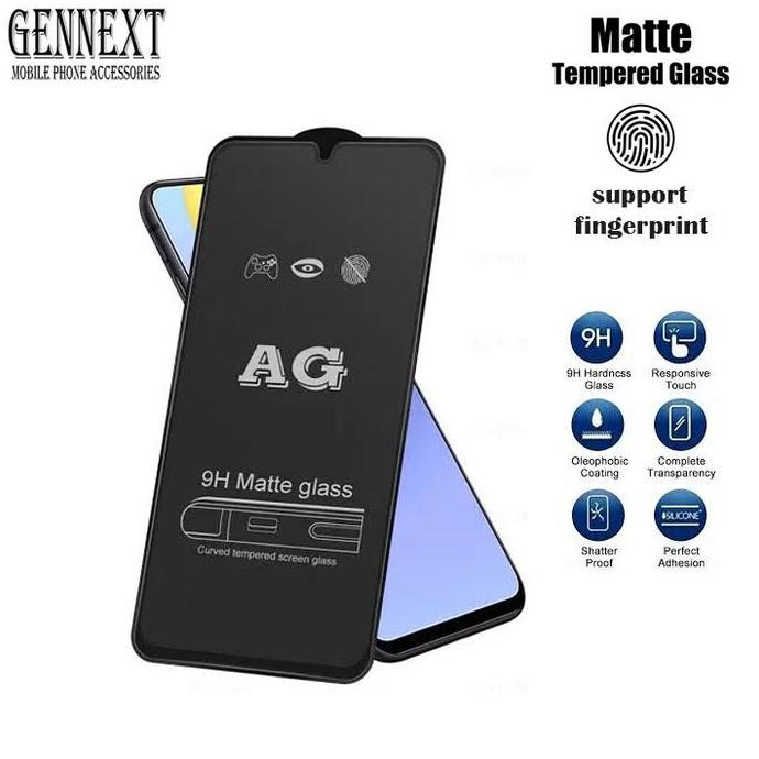 Tempered matte glass FOR REALME C 21 25 C21 C25 glass matte anti minyak