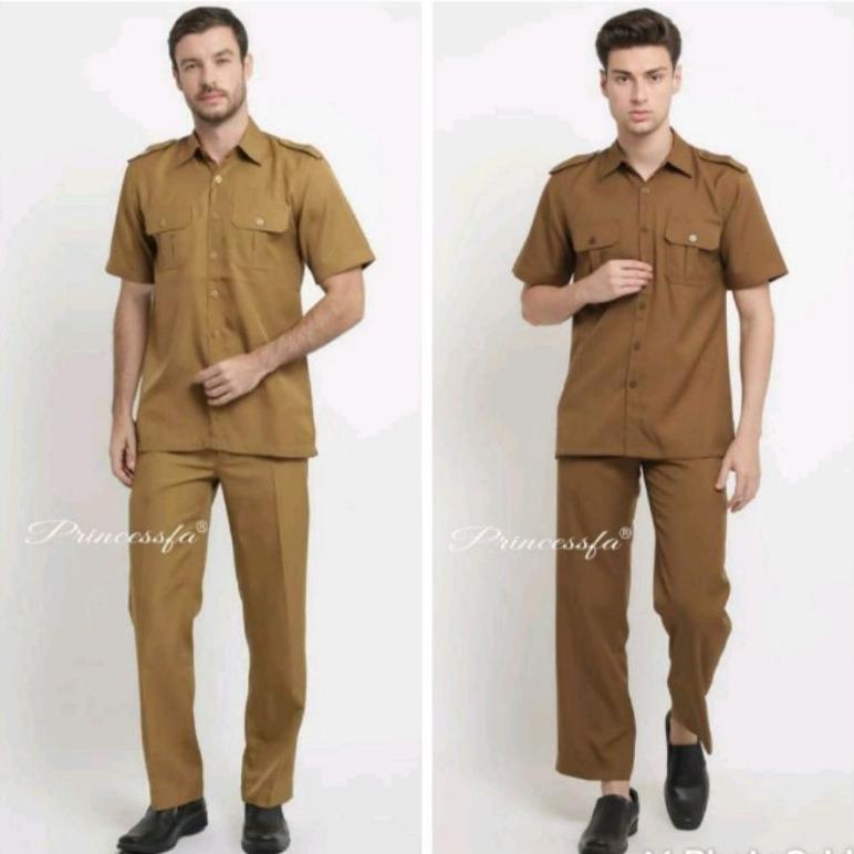 Terlaris Seragam Princessfa / Seragam Safari / Seragam Safari Pria / Seragam Safari Laki - Laki / Se