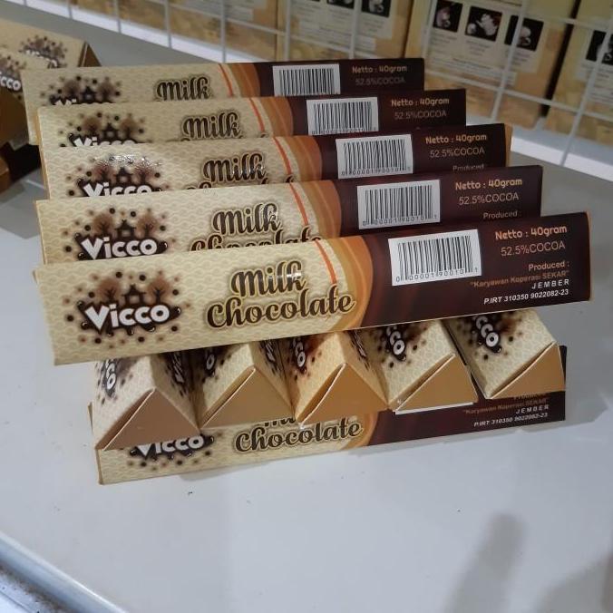 Vicco Cokelat Segitiga Milk by Puslit Jember, Chocolate Bar