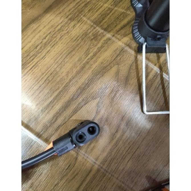 POMPA ANGIN TABUNG METERAN SEPEDA DAN MOTOR JEMBOLY ALOY