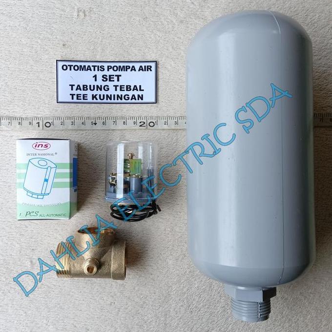 OTOMATIS POMPA AIR 1 SET TEE KUNINGAN TABUNG TEBAL