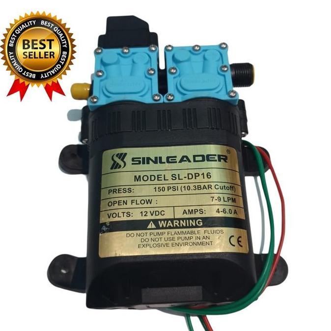 POMPA AIR DC HIU 12 VOLT DOBEL PUMP EARTH 150 PSI