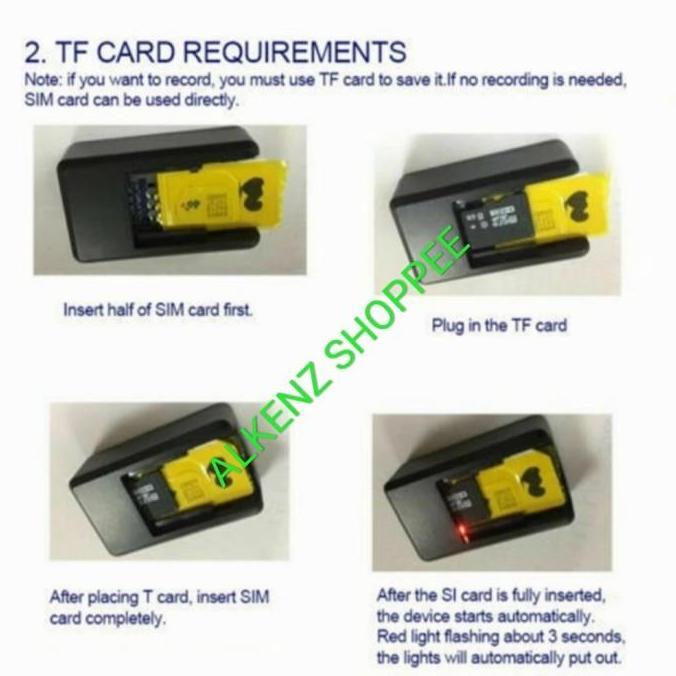 Gps Tracker Mobil / Motor Mini GPS Tracker GSM Recording Voice GF07