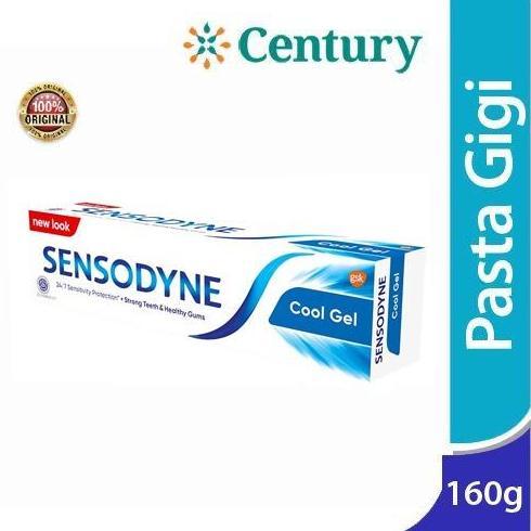 Sensodyne Toothpaste Cool Gel 160 g / Pasta GIGI / Odol / gigi Sensitif / Bau Mulut / gigi Berlubang