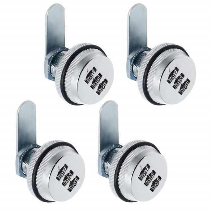 DISSORDE Kunci Loker Lion Kombinasi 3 Digit Kunci Loker Krisbow Pintu Password Untuk Laci Lemari