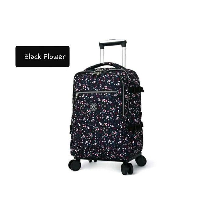 TAS TROLI BARLEY 4 RODA TROLLEY BAG TAS TRAVEL ANELLO BERKUALITAS The Oqford Import KH