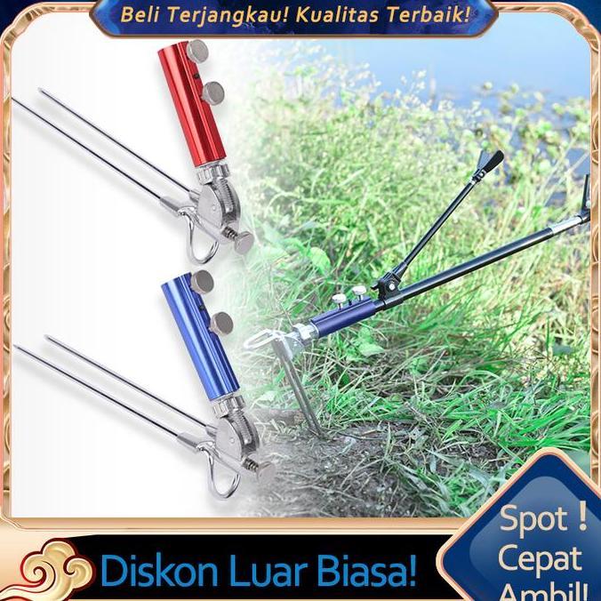GIRARDY Stainless steel Penyangga Pancing/jagrak penyangga joran/jagrak tancab
