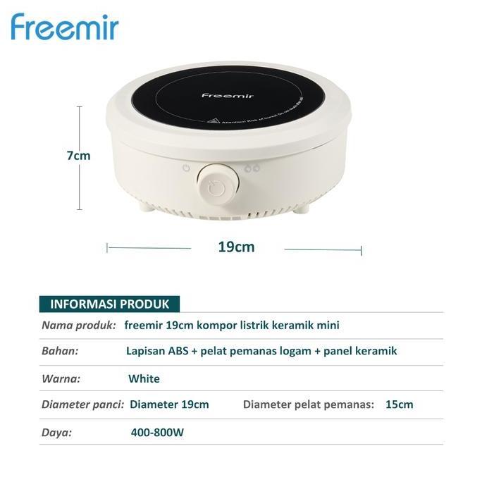Kuteka- [Mega Sale] Freemir Kompor Listrik Mini Praktis Portable Bisa Untuk Semua Jenis Wajan
