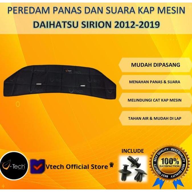 Sale Vtech Peredam Panas Dan Suara Kap Mesin Daihatsu Sirion 2012-2019