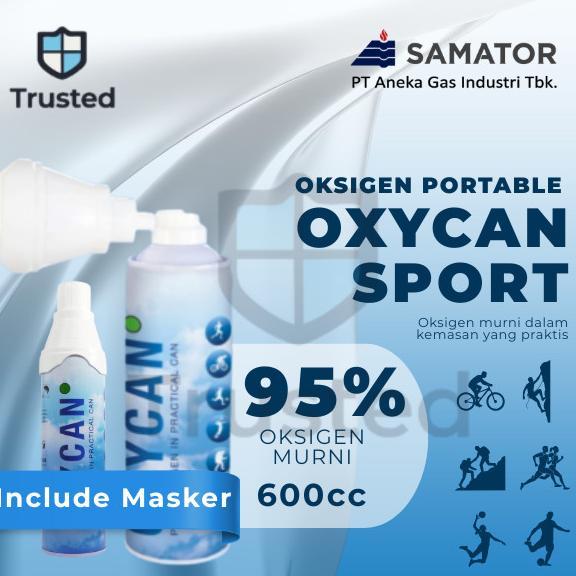 OXYCAN SPORT Oksigen Portable Tabung Kaleng Kecil 600cc