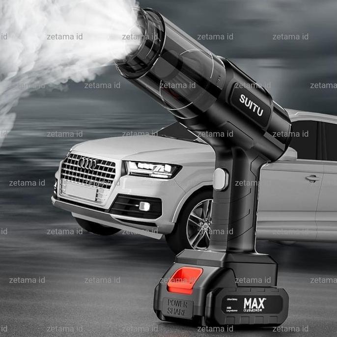 Promo Suitu Vacuum Debu Portable Baterai Kapasitas Besar Penyedot Debu Premium Vakum Mobil