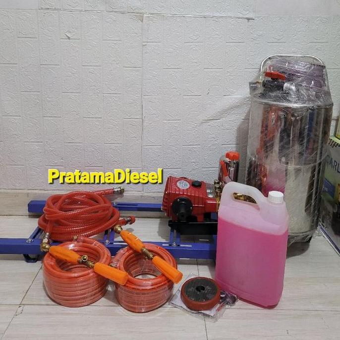 Promo Paket Sprayer Steam Cuci Motor Mobil Tabung Salju