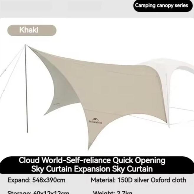 Extend Flysheet Naturehike Buat Shelter Tent Naturehike