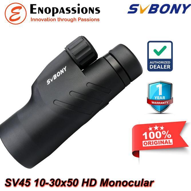 Svbony Sv45 10-30X50 Monocular Hd Waterproof