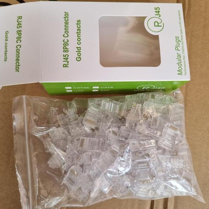 Akawaya- Konektor Rj45 Spectra Utp Cat5E Rj 45 100Pcs