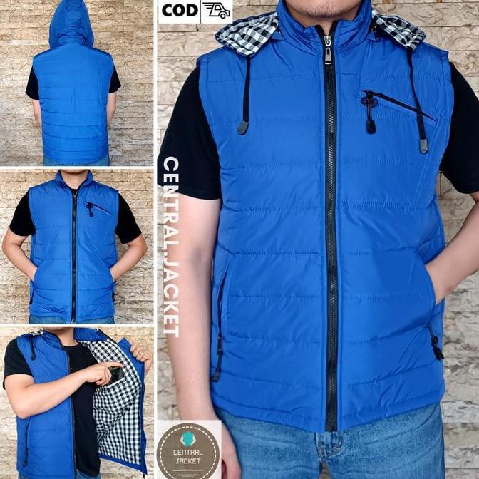 Untere- Rompi Parasut Pria Hoodie Kuning