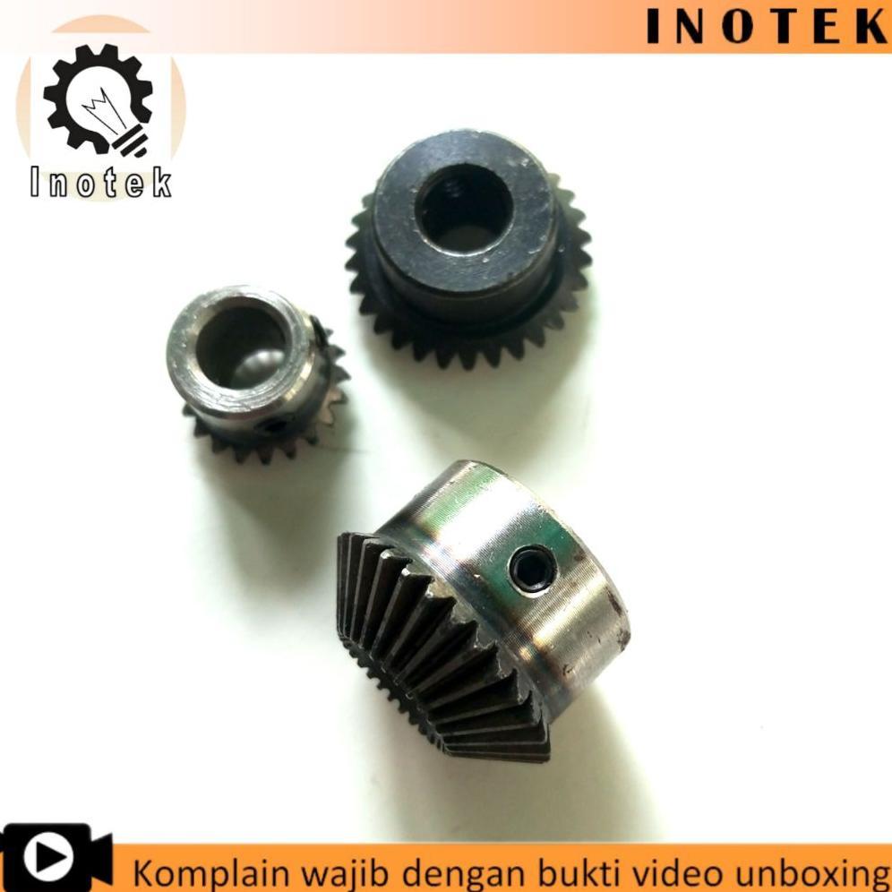 Paling laku Bevel Gear 90 Derajat Roda Gigi Gir Miring