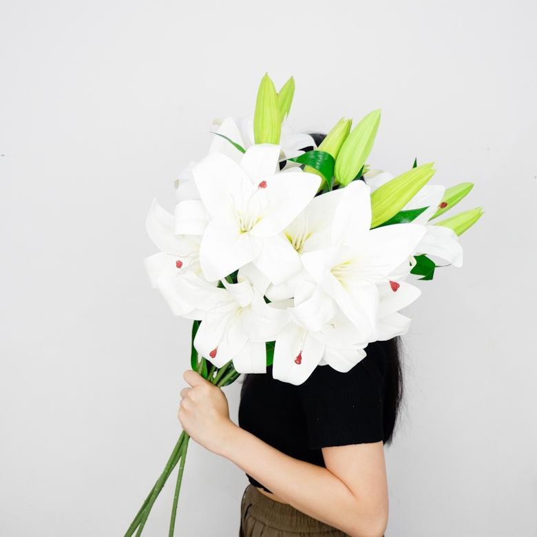 BUNGA TIGER LILY IMPOR ARTIFICIAL