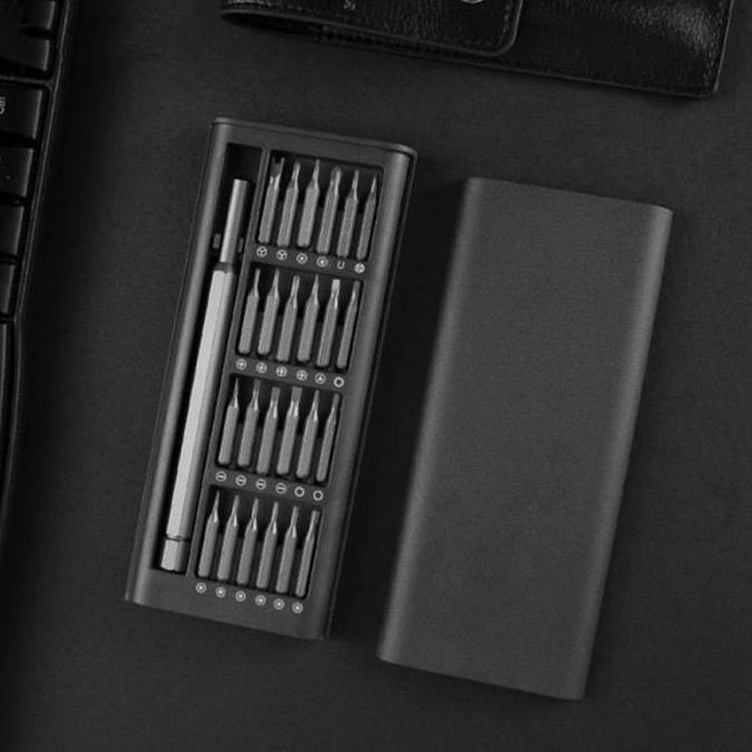 Obeng Set 24 Magnetic Premium Baut Kecil Reparasi HP Laptop Jam Tangan