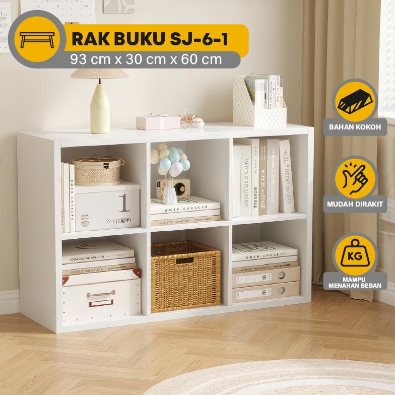Termudah Furniture - Rak Buku Aesthetic - Rak Buku - Rak Minimalis - Rak Serbaguna - Rak Buku Minima