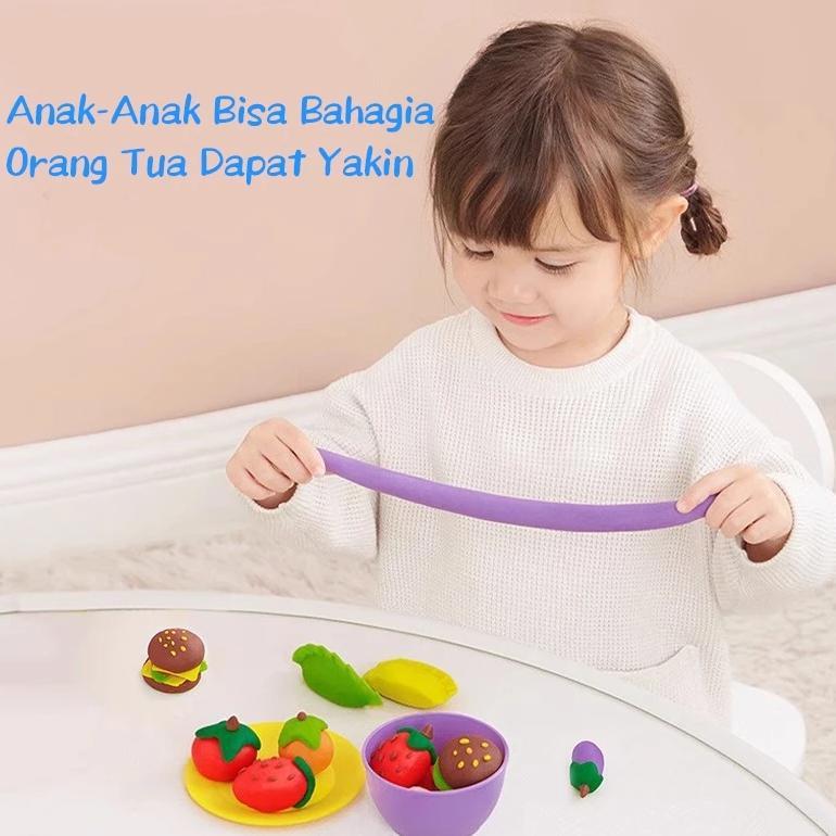 TERMURAH LYSASHOP KOTAK HADIAH MAINAN CLAY ISI 12 PCS CLAY WARNA WARNI MAINAN EDUKASI ANAK HADIAH AN