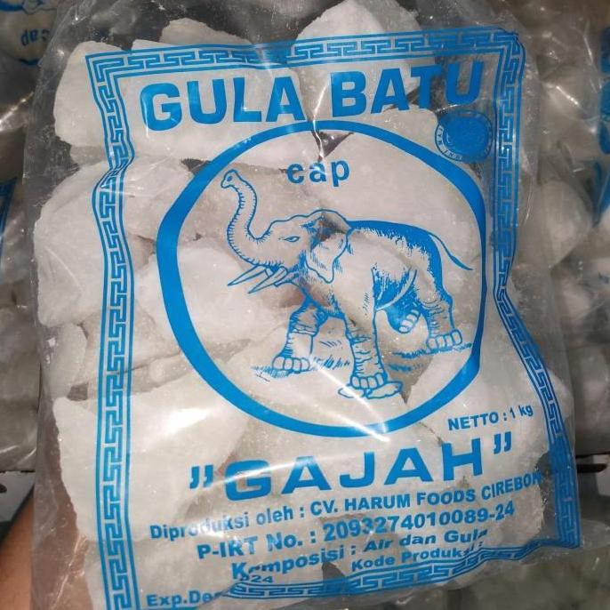 Gula Batu 1kg khas Cirebon Putih