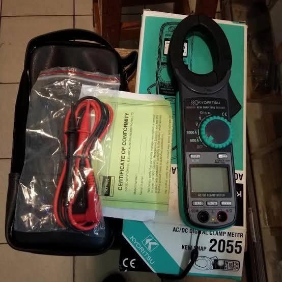 Kyoritsu 2055 Digital Clamp Meter Tang Ampere AC/DC 1000A Kyoritsu2055