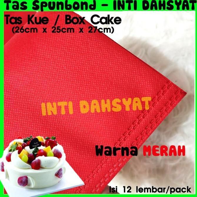 Tas KUE / Box Cake Spunbond Goodie Bag Size 25 (isi 12lembar) MURAH