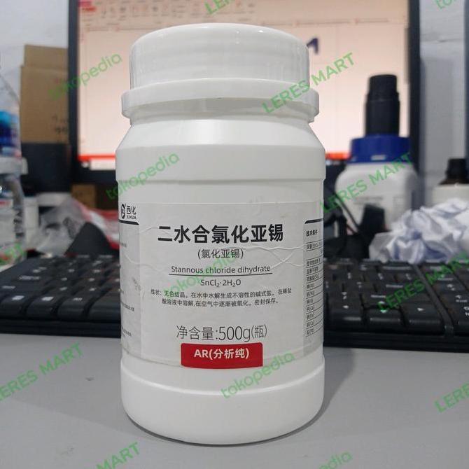 Tin Ii Chloride Ar 98% 500Gr Ecer 50Gr Terlaris