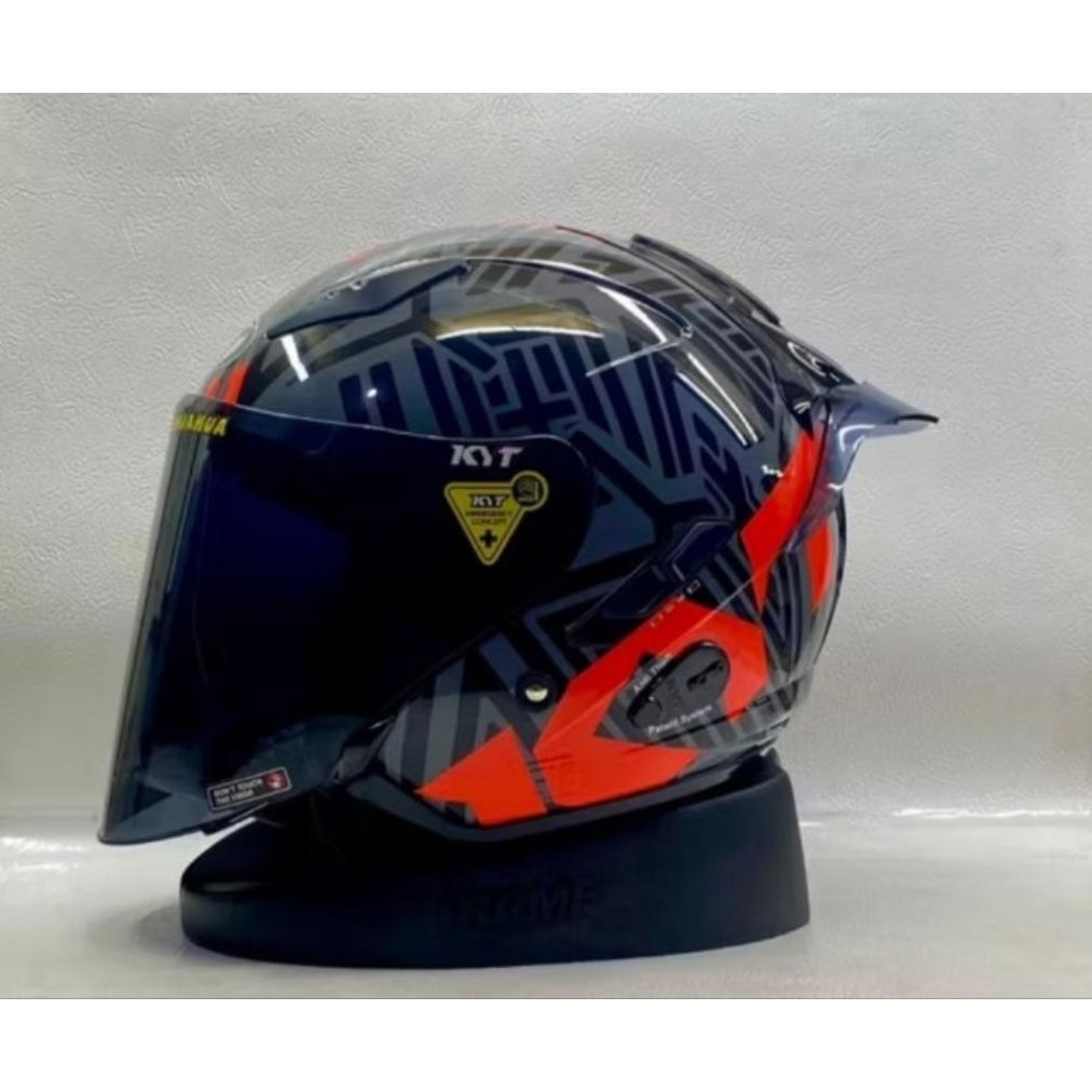 HELM KYT GALAXY FLAT R  PAKET GANTENG RED BULL