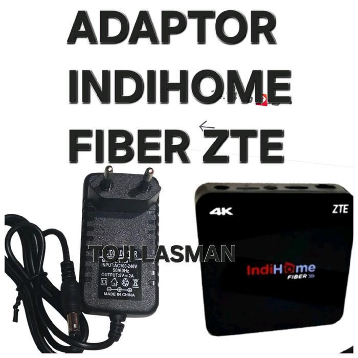( 2A5V ) ADAPTOR COLOKAN ADAPTER CASAN CHARGER CARGE CHARGE Set Top Box (STB) STB IndiHome tipe ZTE 