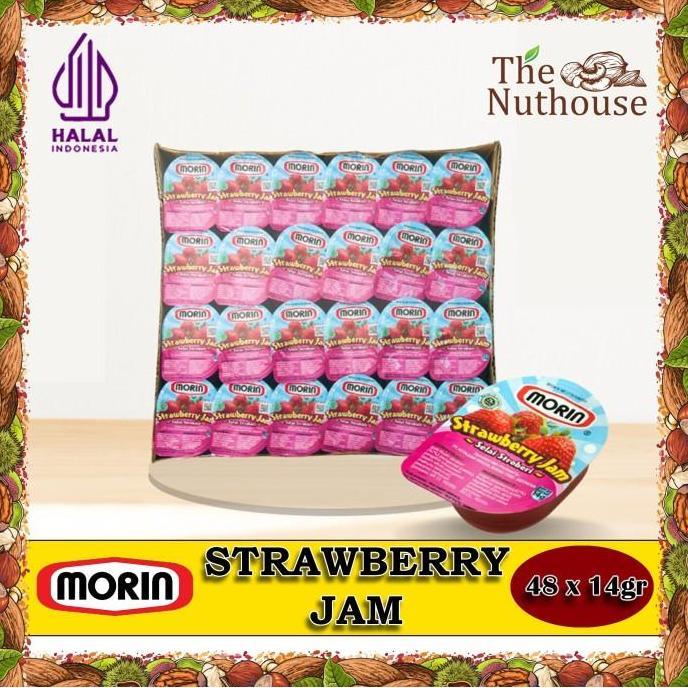 MORIN Portion Pack Strawberry Jam / Selai Strawberi [14gr x 48pcs]