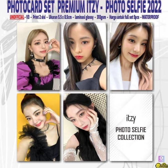 Photocard set Premium Itzy Cheshire & Itzy season greeting 2023 isi 5